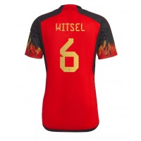 Camiseta Bélgica Axel Witsel #6 Primera Equipación Replica Mundial 2022 mangas cortas